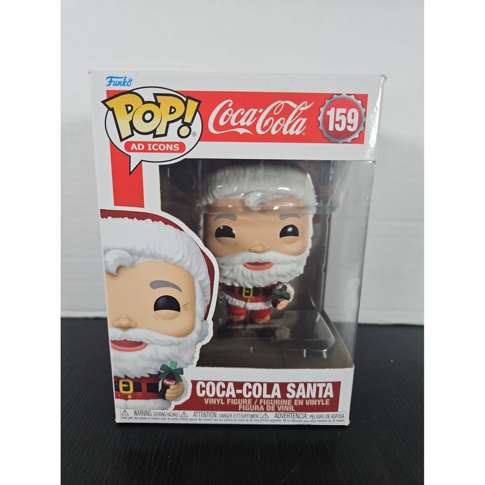 Funko Pop! Ad Icons Vinyl Figure- COCA COLA SANTA #159 New In Box